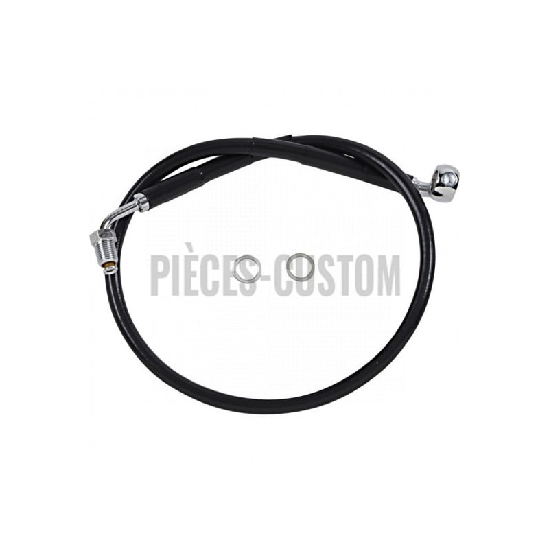 Durite-frein-avant-noir-plus-51-mm-Softail-M8-FXBRS-breakout-Abs-2018-à-2022-ref-17415807