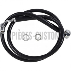 Durite-frein-avant-noir-plus-254-mm-Softail-M8-FXBRS-breakout-Abs-2018-à-2022-ref-17415811
