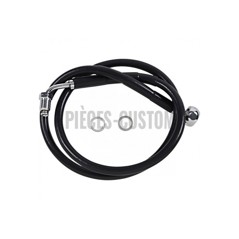 Durite-frein-avant-noir-plus-254-mm-Softail-M8-FXBRS-breakout-Abs-2018-à-2022-ref-17415811