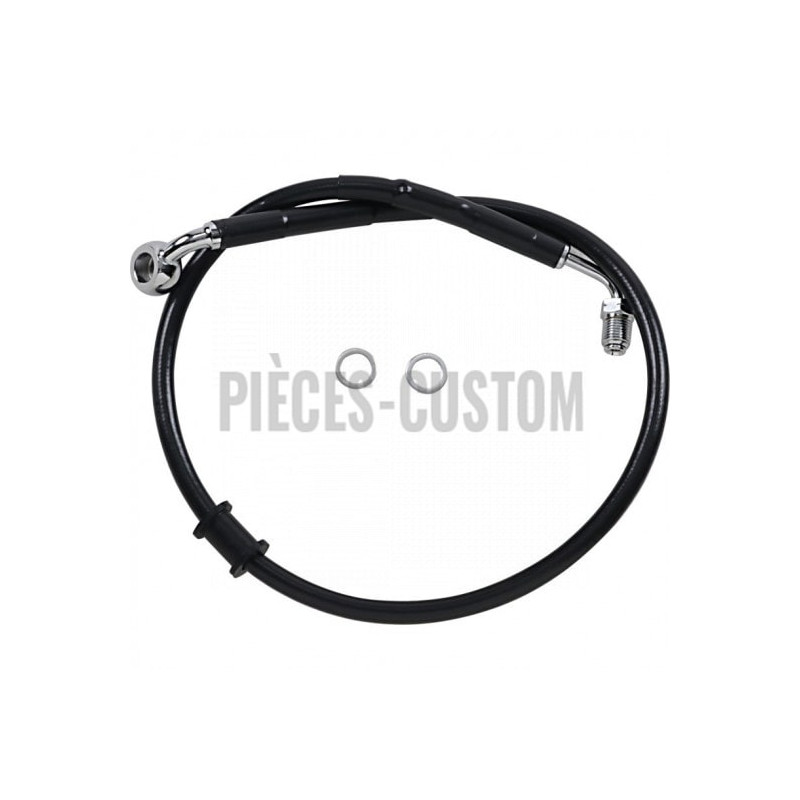 Durite-frein-avant-noir-plus-51-mm-Softail-M8-FLDE-FLSL-FLFBS-FLSB-Abs-2018-2023-ref-17415819