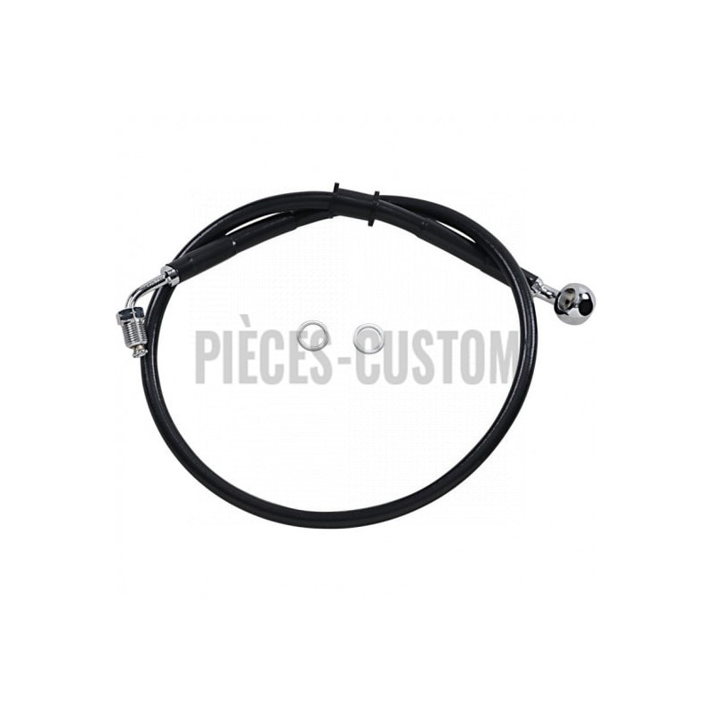 Durite-frein-avant-noir-plus-102-mm-Softail-M8-FLDE-FLSL-FLFBS-FLSB-Abs-2018-2023-ref-17415820