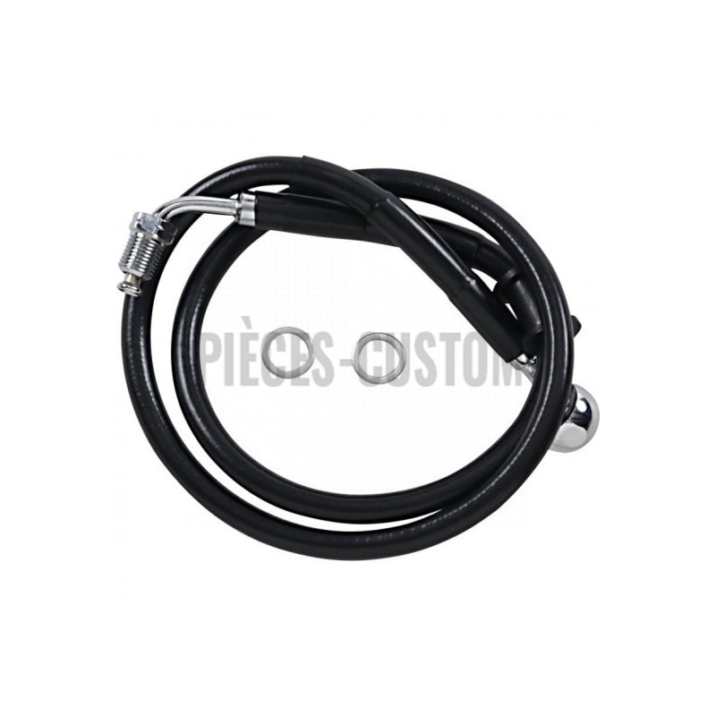 Durite-frein-avant-noir-plus-152-mm-Softail-M8-FLDE-FLSL-FLFBS-FLSB-Abs-2018-à-2023-ref-17415821