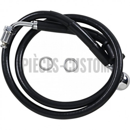 Durite-frein-avant-noir-plus-152-mm-Softail-M8-FLDE-FLSL-FLFBS-FLSB-Abs-2018-à-2023-ref-17415821