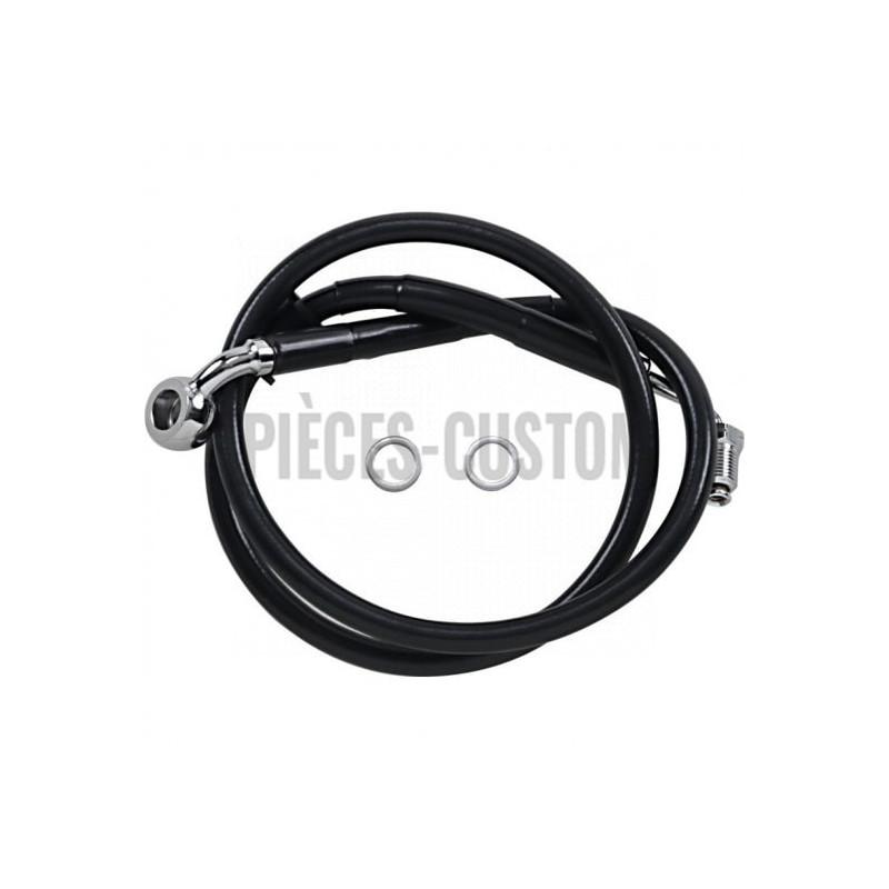 Durite-frein-avant-noir-plus-203-mm-Softail-M8-FLDE-FLSL-FLFBS-FLSB-Abs-2018-2023-ref-17415822