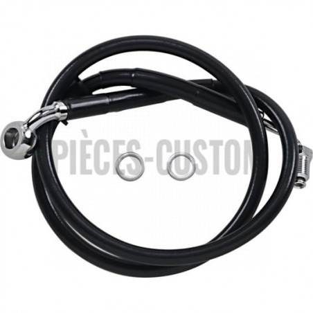 Durite-frein-avant-noir-plus-203-mm-Softail-M8-FLDE-FLSL-FLFBS-FLSB-Abs-2018-2023-ref-17415822
