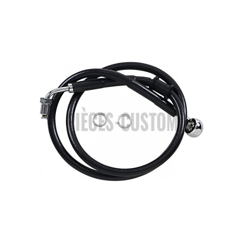Durite-frein-avant-noir-254-mm-Softail-M8-FLDE-FLSL-FLFBS-FLSB-Abs-2018-2023-ref-17415823
