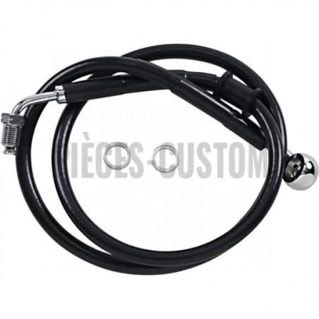 Durite-frein-avant-noir-254-mm-Softail-M8-FLDE-FLSL-FLFBS-FLSB-Abs-2018-2023-ref-17415823