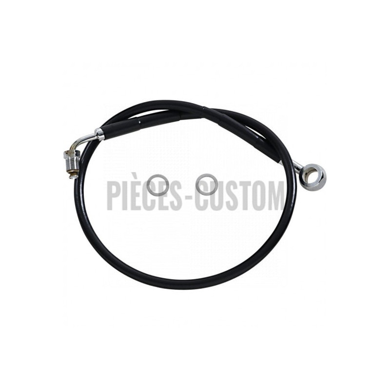 Durite-frein-avant-noir-plus-102-mm-Softail-M8-FXFBS-Fat-bob-Abs-2018-2023-ref-17415832