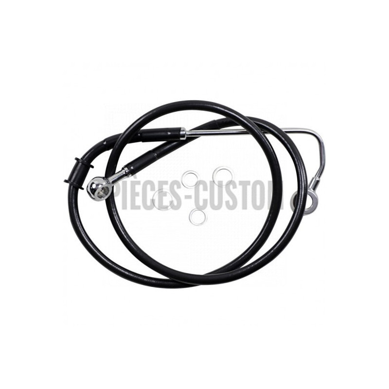 Durite-frein-avant-noir-plus-102-mm-Softail-FLSTC-2015-2017-avec-Abs-ref-17415761