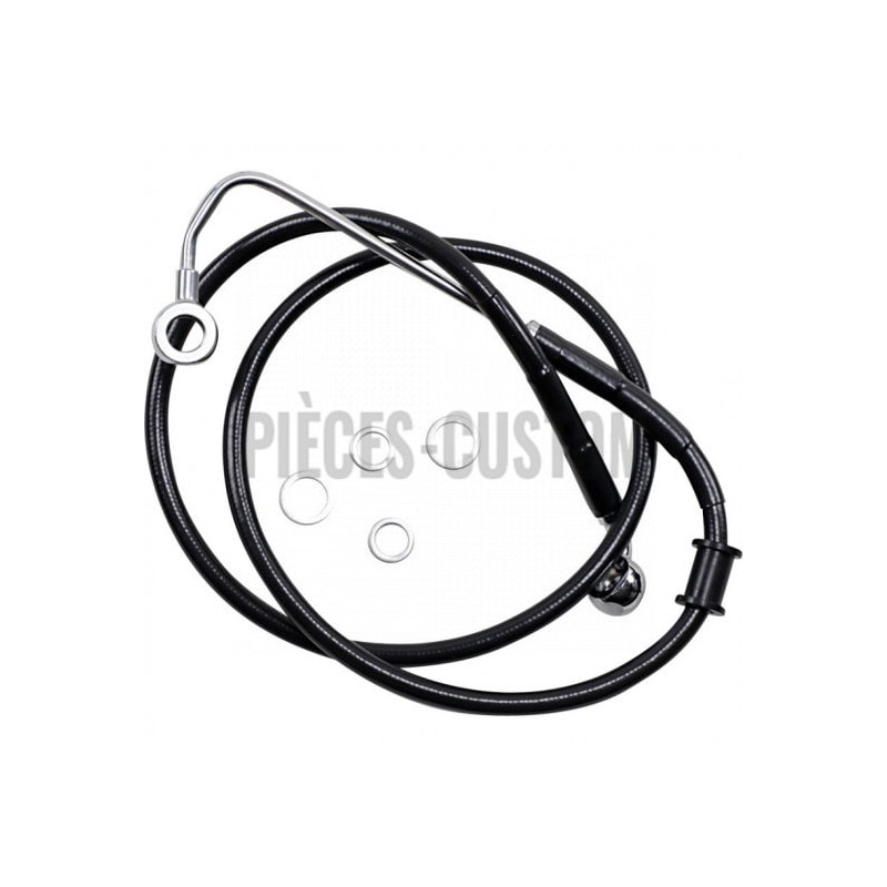 Durite-frein-avant-noir-plus-203-mm-Softail-FLSTN-2015-2017-avec-Abs-ref-17415774