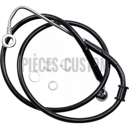 Durite-frein-avant-noir-plus-254-mm-Softail-FLSTN-2015-2017-avec-Abs-ref-17415775