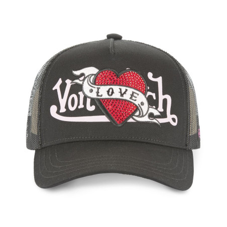 Casquette-par-Von-Dutch-noire-avec-filet-Lovu-REF-VD-LOVU-NR