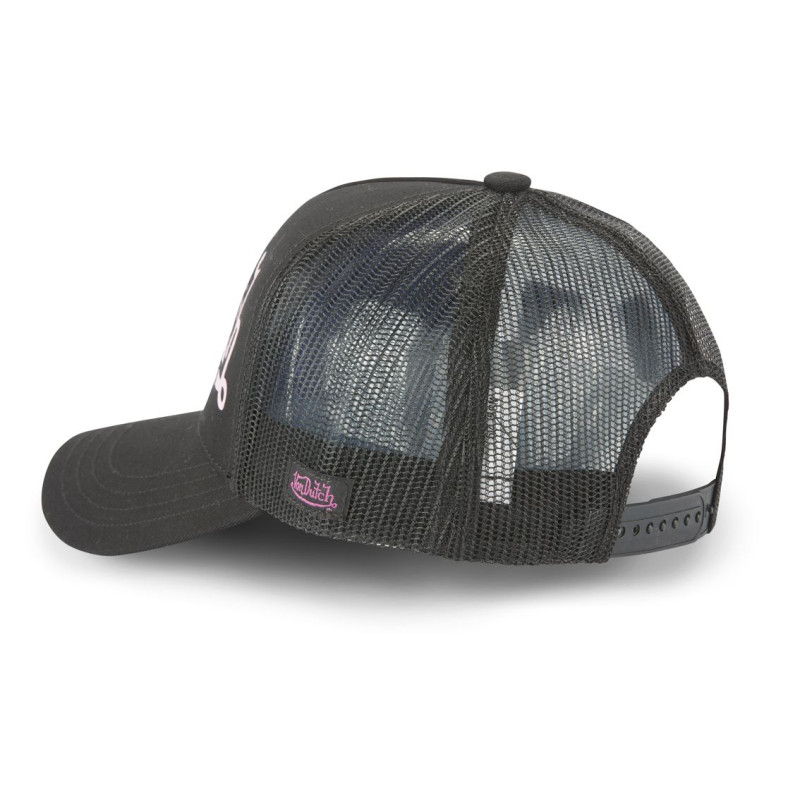 Casquette-Von-Dutch-couleur-noire-avec-filet-Lovu-REF-VD-LOVU-NR