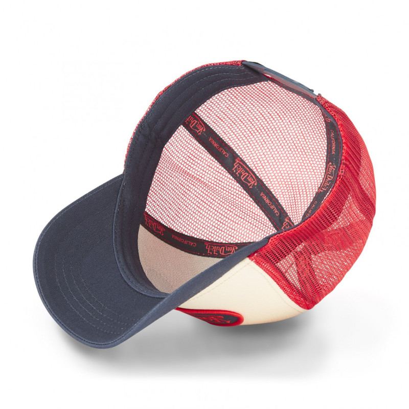 Casquette-Von-Dutch-couleur-Beige-Trucker-Snapback-modèle-CLASSIC-ref-VD-CLA5