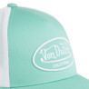 Casquette-par-Von-Dutch-Turquoise-Filet-Trucker-Blanc-Boucle-LOF-ref-VD-LOFB27