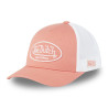 Casquette-Von-Dutch-Rose-Poudré-Filet-Trucker-Blanc-Strapback-Boucle-LOF-ref-VD-LOF-B25