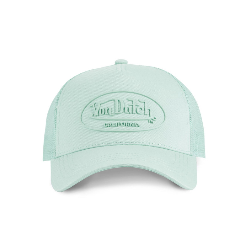 Casquette-par-Von-Dutch-Bleu-Trucker-Patch-Rubber-LOG-ref-VD-LOG12