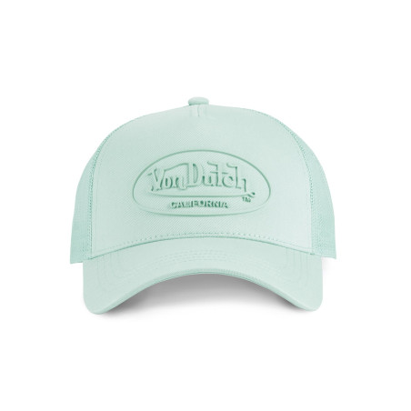 Casquette-par-Von-Dutch-Bleu-Trucker-Patch-Rubber-LOG-ref-VD-LOG12