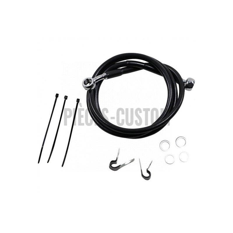 Durite-frein-avant-noir-plus-51-mm-Softail-FXST-2000-2007-ref-17412545