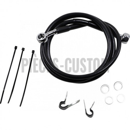 Durite-frein-avant-noir-plus-51-mm-Softail-FXST-2000-2007-ref-17412545