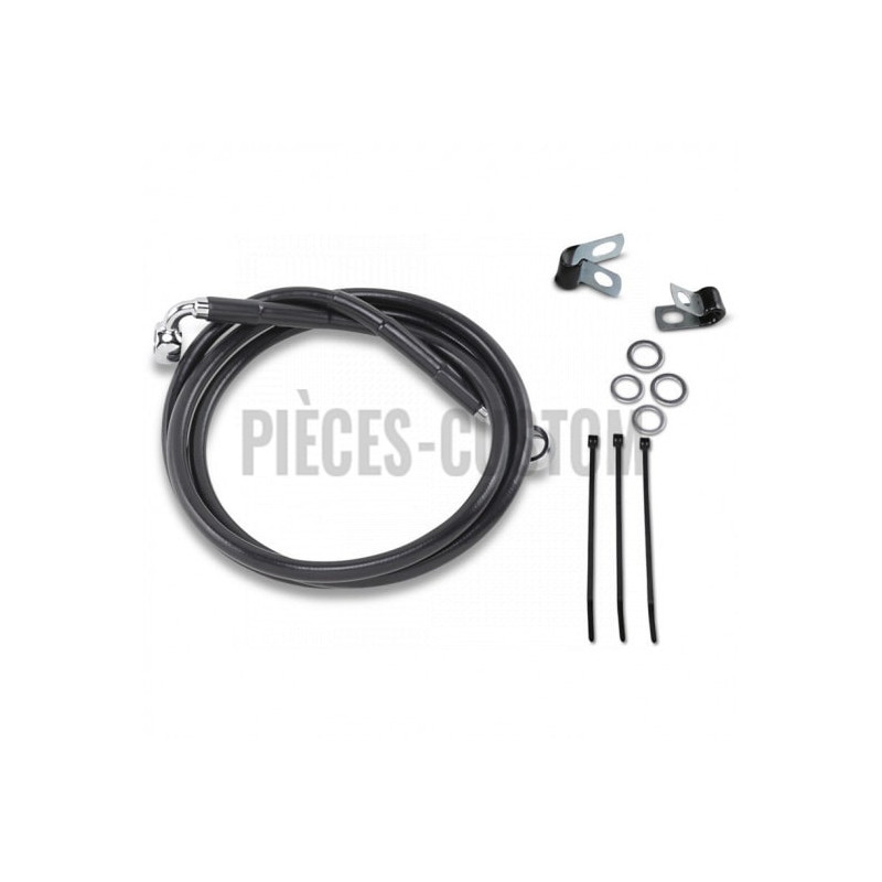 Durite-frein-avant-noir-plus-203-mm-Softail-FXST-2000-2007-ref-17412548