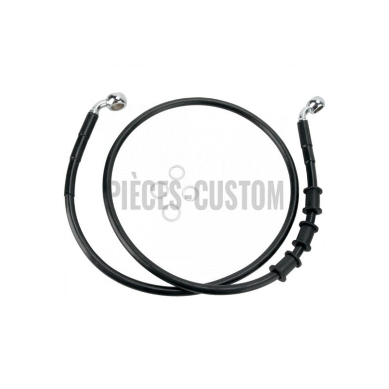 Durite-frein-avant-noir-plus-51-mm-Softail-FLSTN-FLSTF-FLSTFB-2008-2014-sans-abs-ref-17412847