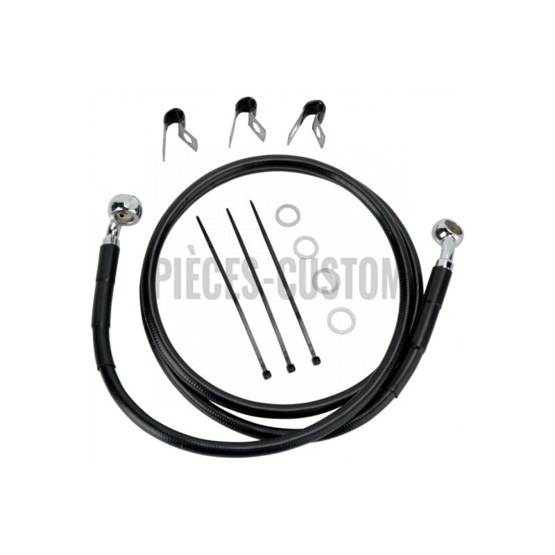 Durite-frein-avant-noir-plus-203-mm-Softail-FLST-FLSTC-FLSTF-2000-2007-ref-17412542