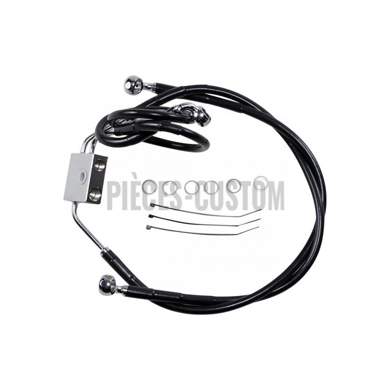 Durite-frein-avant-noir-plus-51-mm-Dyna-FXDF-2012-2017-avec-Abs-ref-17413824