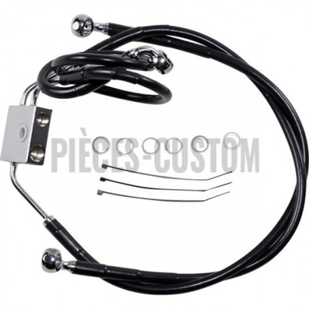 Durite-frein-avant-noir-plus-51-mm-Dyna-FXDF-2012-2017-avec-Abs-ref-17413824