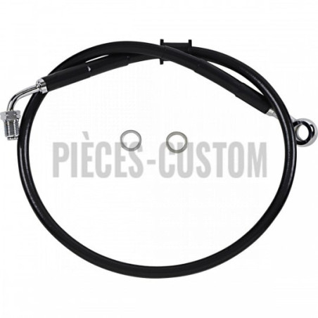 Kit-durite-frein-Avant-Noir-68-cm-Softail-FLHC-FXBB-FXLR-2018-2023-ABS-ref-17415794