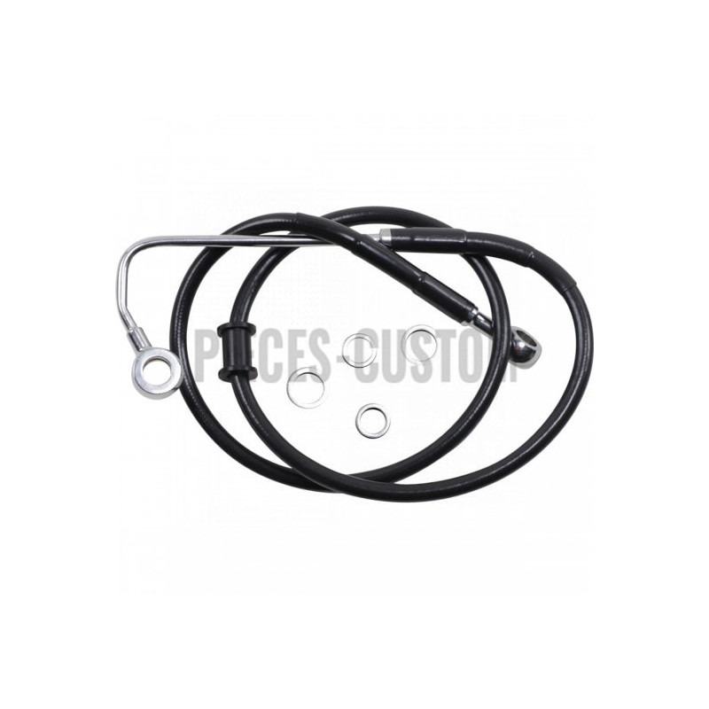 Kit-durite-frein-Avant-Noir-91-cm-Softail-FLSTC-2015-à-2017-ABS-ref-17415759