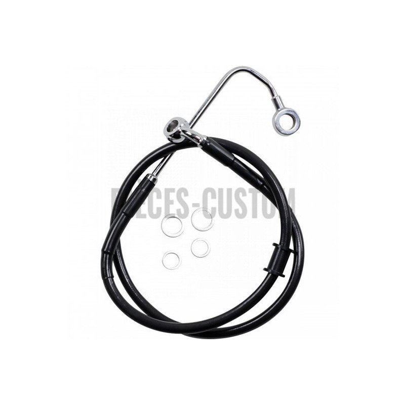 Kit-durite-frein-Avant-Noir-86-5-cm-Softail-FLSTN-2015-à-2017-ABS-ref-17415770