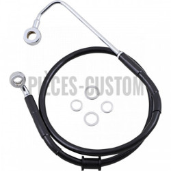 Kit-durite-frein-Avant-Noir-78-cm-Softail-FXSB-FLSTF-FLSS-2015-à-2017-ref-17415782