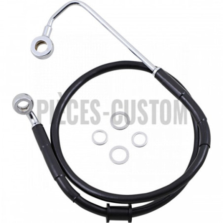 Kit-durite-frein-Avant-Noir-78-cm-Softail-FXSB-FLSTF-FLSS-2015-à-2017-ref-17415782