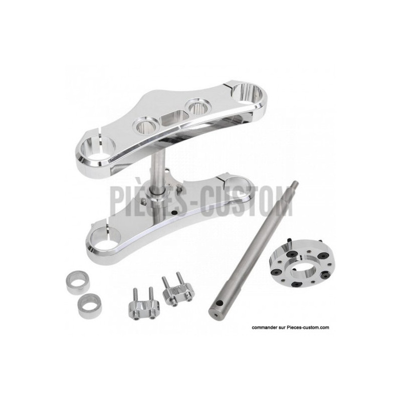 Kit-conversion-Té-fourche-3-degrés-chromé-pour-FXD-de-2008-à-2017-ref-04080267