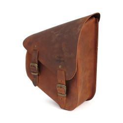 Sacoche-de-cadre-en-cuir-Lisse-marron-par-Longride-pour-Sportster-ref-986385