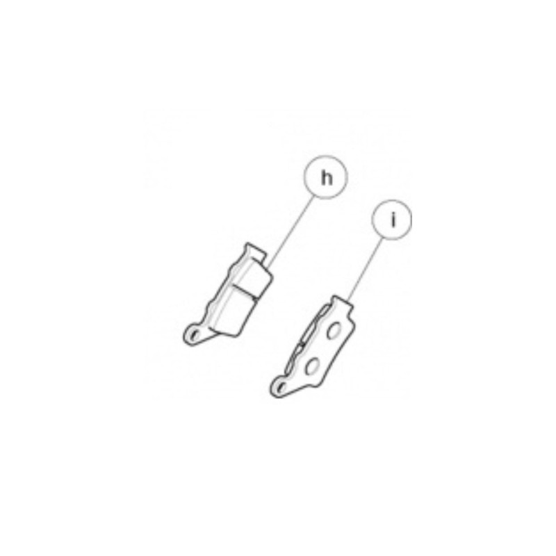 Jeu-de-plaquettes-ARRIERE-pour-Météor-Classic-Bullet-HNTR-350-ref-KAB00246A