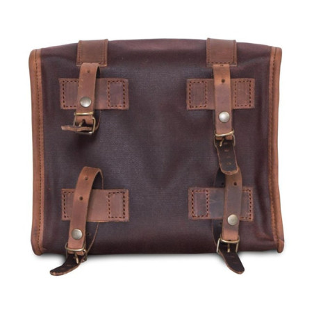 Sacoche-Longride-Mini-coton-ciré-Marron-ref-986006