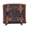 Sacoche-Longride-Mini-coton-ciré-Marron-ref-986006