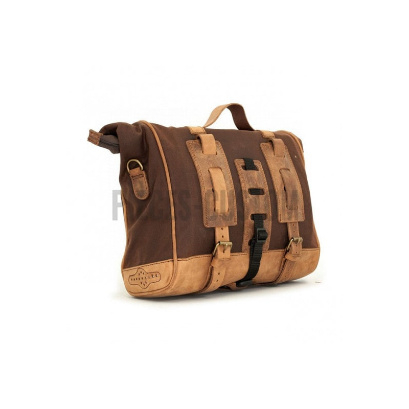 Sacoche-Old-Chopper-par-LongRide-en-coton-ciré-Marron-ref-986014