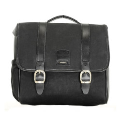Sacoche-Classic-en-coton-ciré-Noir-Longride-ref-588743