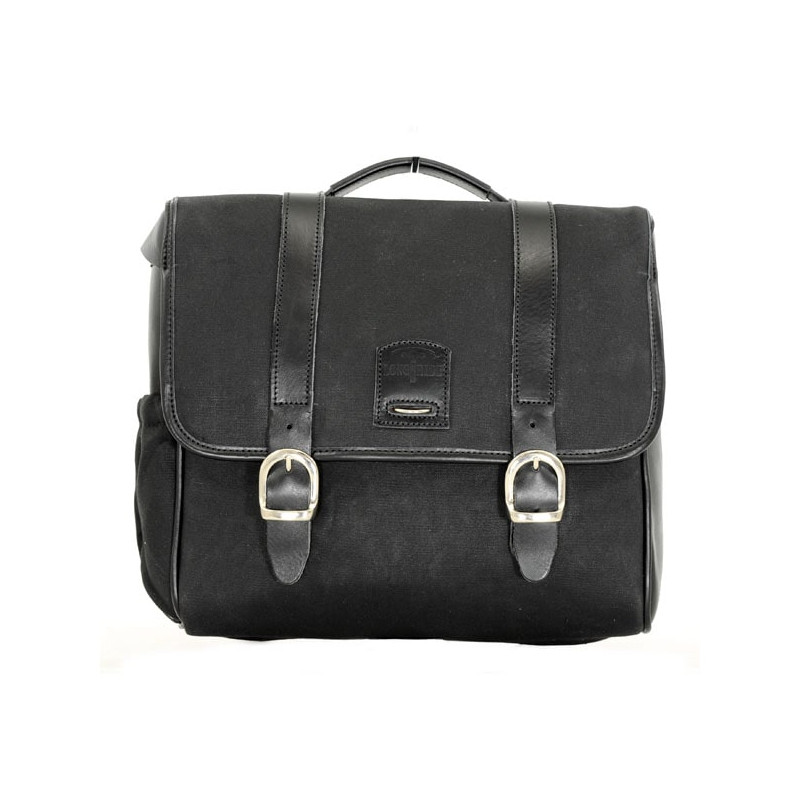 Sacoche-Classic-en-coton-ciré-Noir-Longride-ref-588743