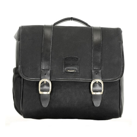 Sacoche-Classic-en-coton-ciré-Noir-Longride-ref-588743