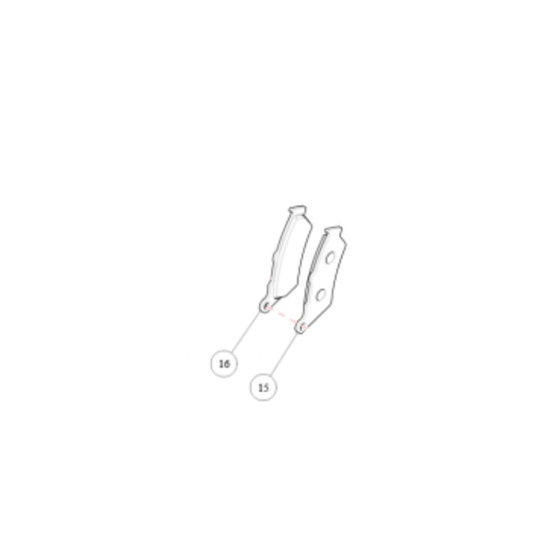 Plaquettes-de-frein-AVANT-Royal-Enfield-pour-Himalayan-Guerrilla-450-Bear-650-ref-KAB00612A