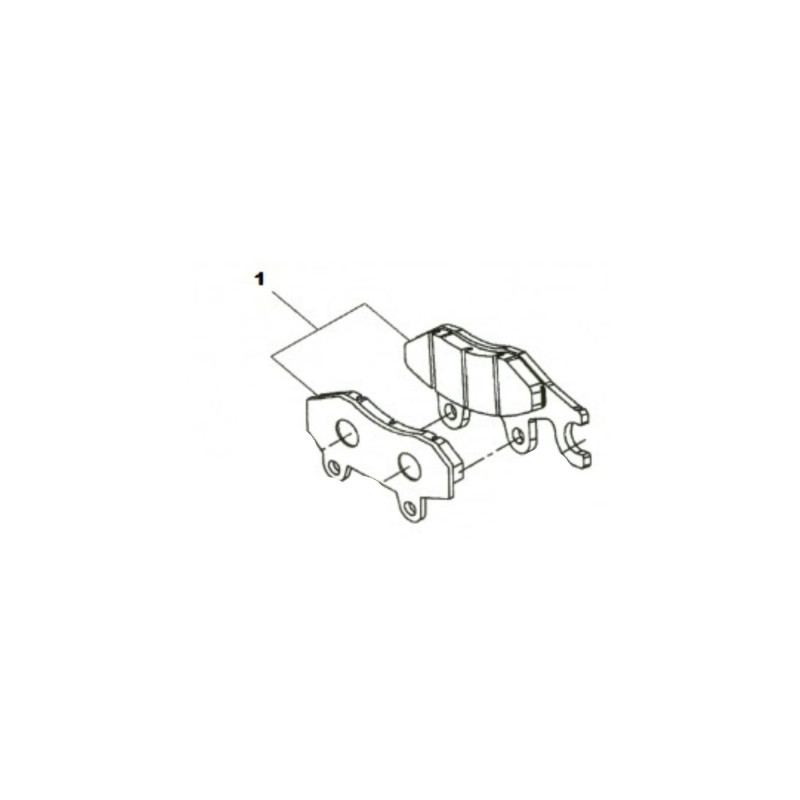Plaquettes-de-frein-Avant-Brembo-Royal-Enfield-pour-Continental-535-ref-585925A
