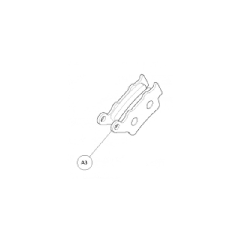 Plaquettes-de-frein-ARRIERE-pour-Interceptor-et-Continental-GT-650-ref-RAB00083A