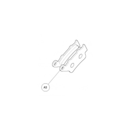 Plaquettes-de-frein-ARRIERE-pour-Interceptor-et-Continental-GT-650-ref-RAB00083A
