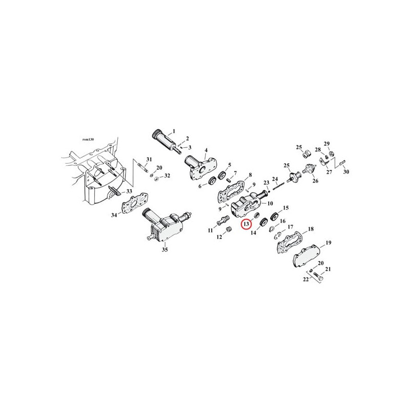 Joint-d-arbre-de-pompe-à-huile-Cometic-pour-Harley-Big-Twin-ref-561333-OEM-26227-58