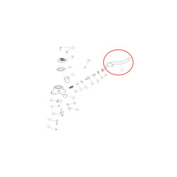 Levier-de-frein-noir-pour-Royal-Enfield-HNTR-350-ref-KAB00225A