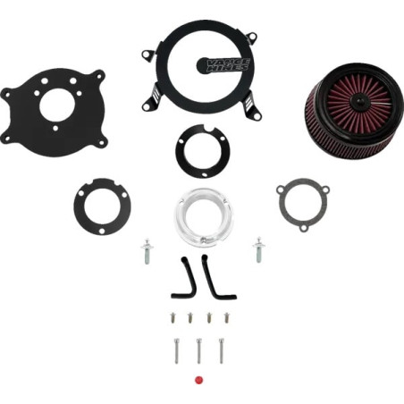 Kit-Filtre-air-Vance-Hines-VO2-Cage-Fighter-noir-Touring-Softail-2017-2024-ref-10102904